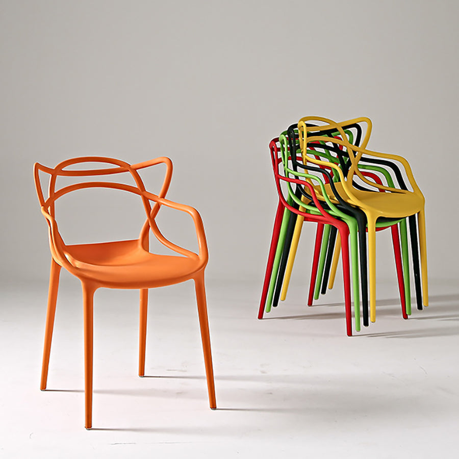 Heavy Duty Plastic Chairs Multi-Color Indoor Outdoor Seating Caf¨¦s Homes