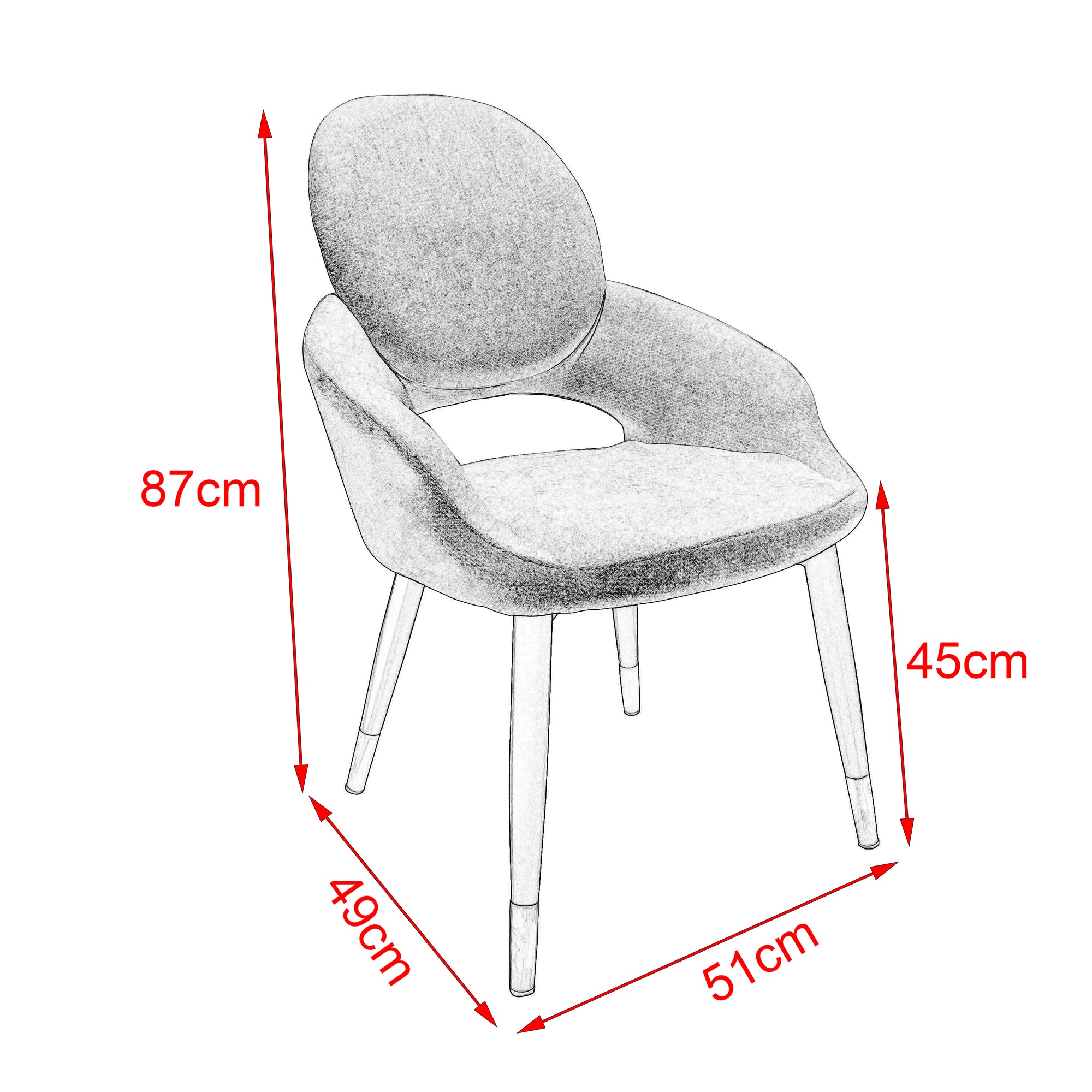 Dining Chairs Velvet Cushion Seat Chair Stainless Steel Golden Legs Dining Room Chair