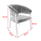 Dining Chairs Velvet Cushion Seat Chair Stainless Steel Golden Legs Dining Room Chair