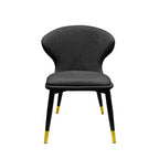 Dining Chairs Velvet Cushion Seat Chair Stainless Steel Golden Legs Dining Room Chair