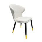 Dining Chairs Velvet Cushion Seat Chair Stainless Steel Golden Legs Dining Room Chair