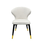 Dining Chairs Velvet Cushion Seat Chair Stainless Steel Golden Legs Dining Room Chair