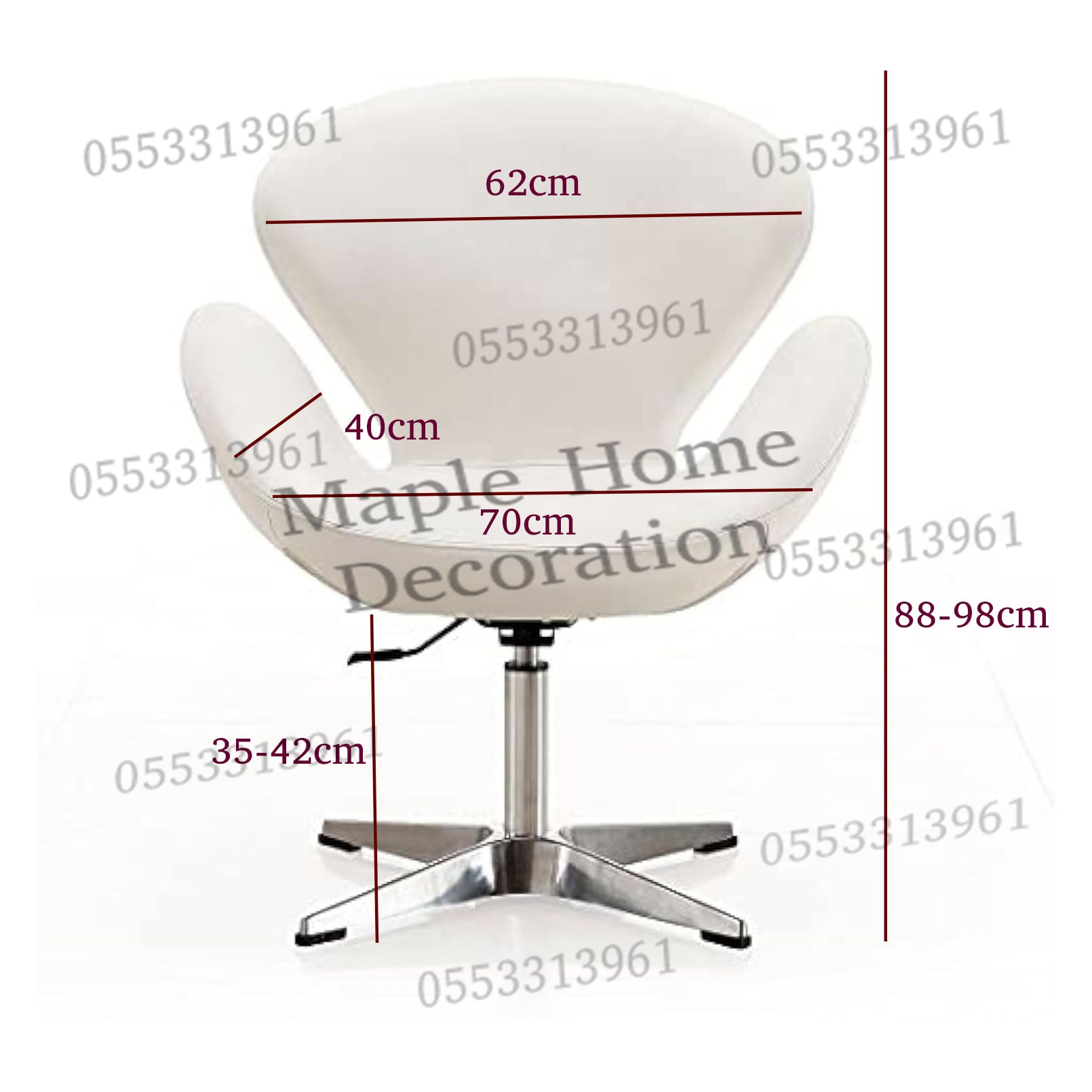 Adjustable Height Swivel Bar Stool Rotation, Stylish & Versatile Seating