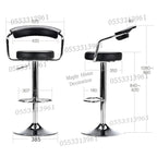 Adjustable Height Swivel Bar Stool Rotation, Stylish & Versatile Seating