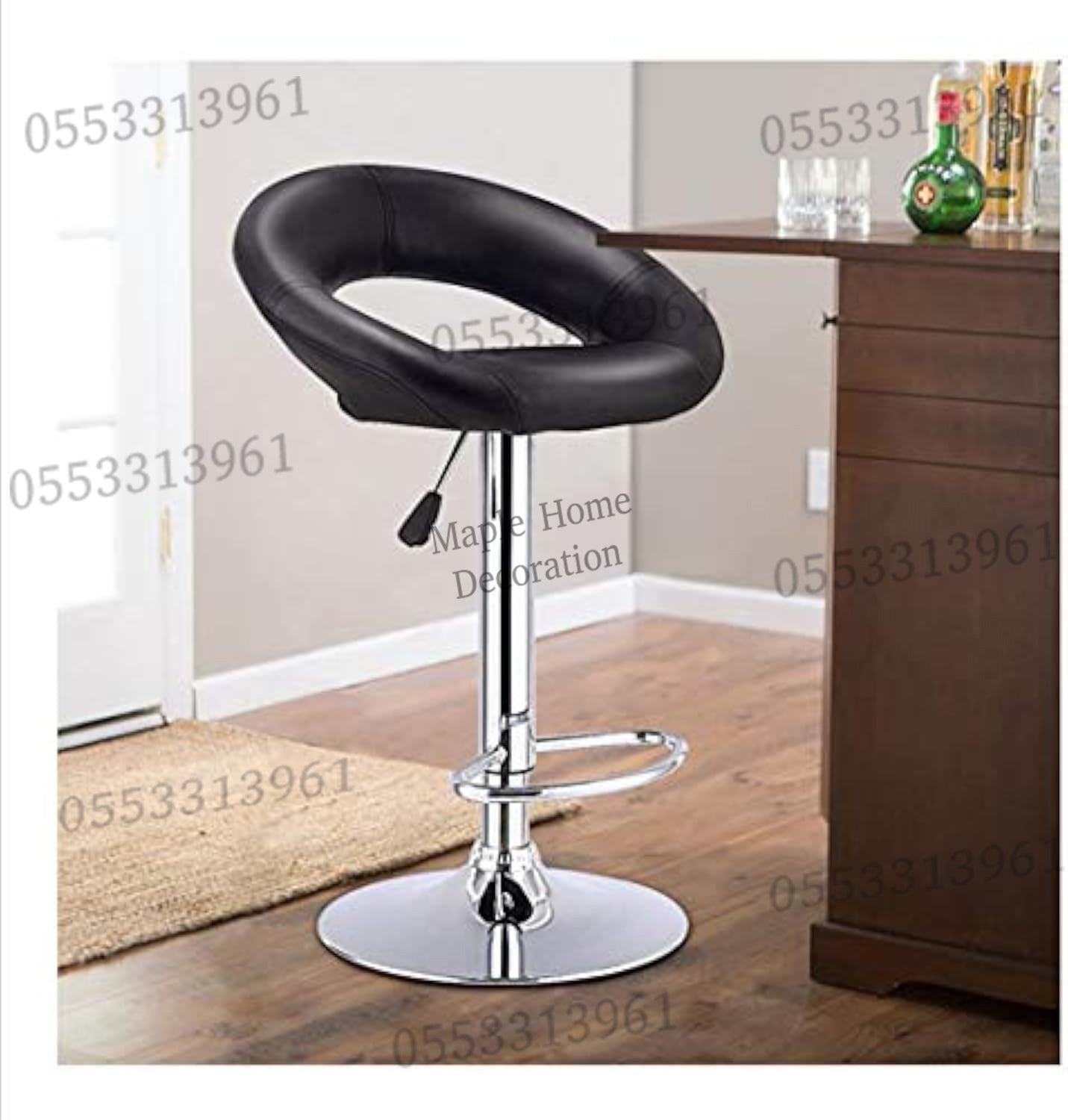 Adjustable Height Swivel Bar Stool Rotation, Stylish & Versatile Seating
