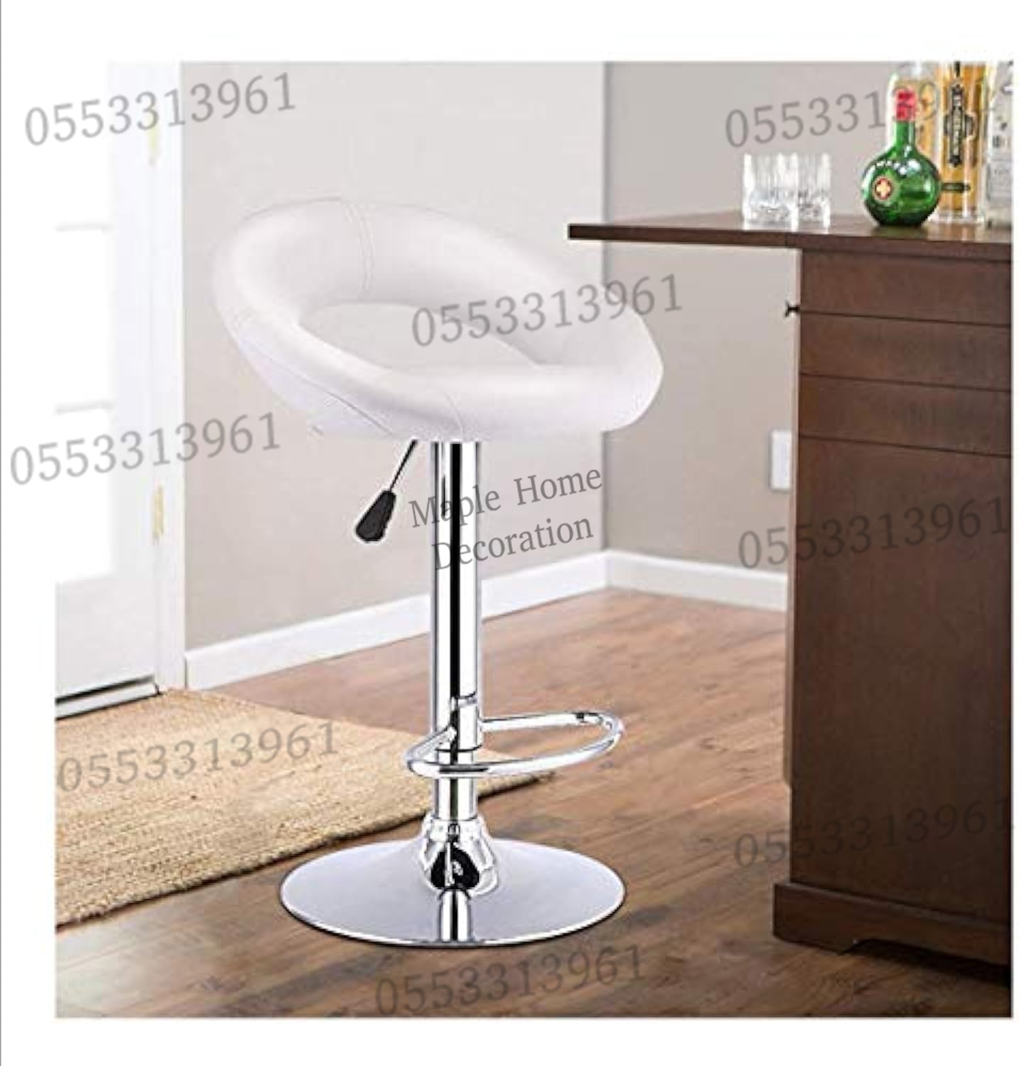 Adjustable Height Swivel Bar Stool Rotation, Stylish & Versatile Seating