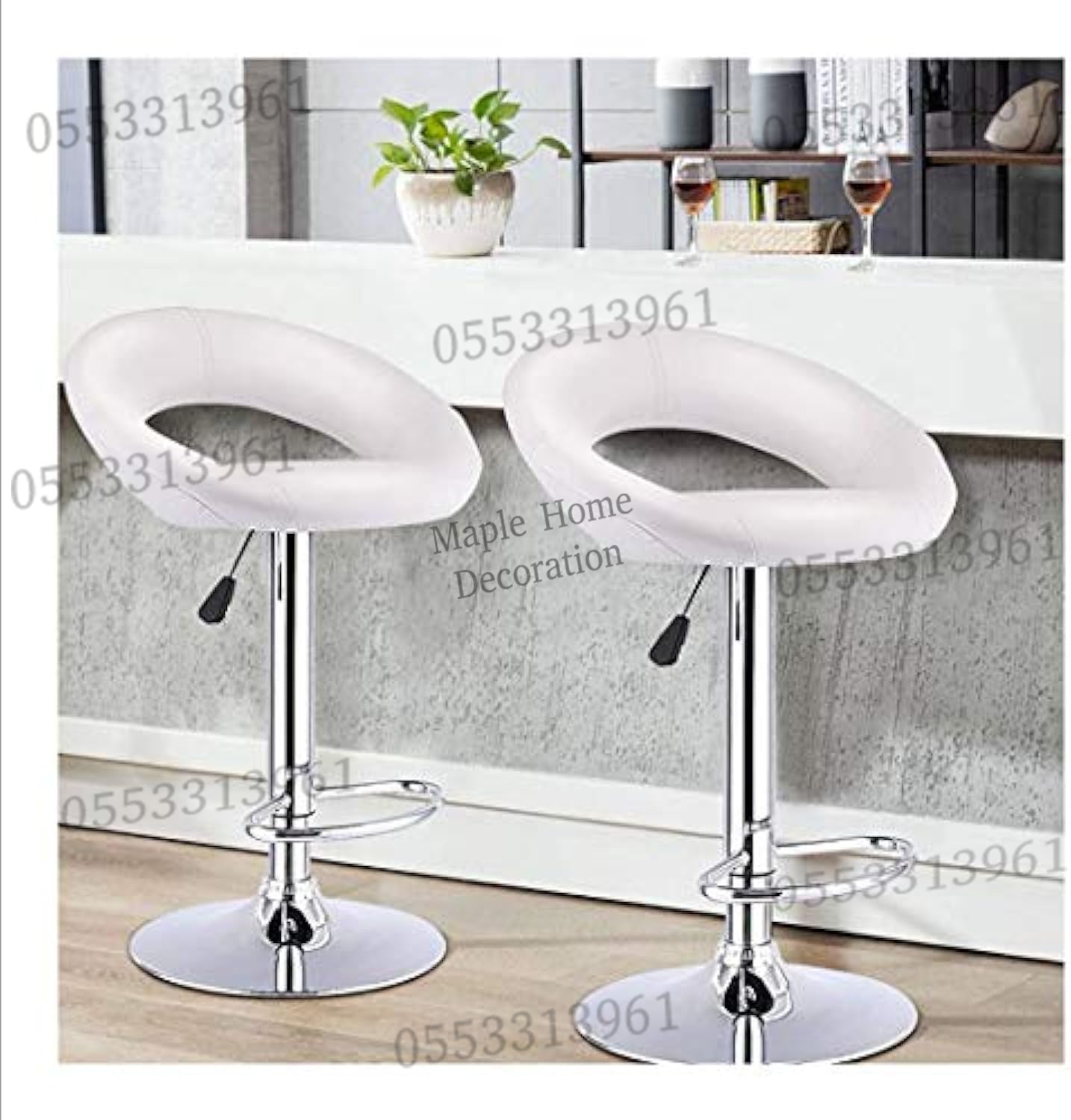 Adjustable Height Swivel Bar Stool Rotation, Stylish & Versatile Seating