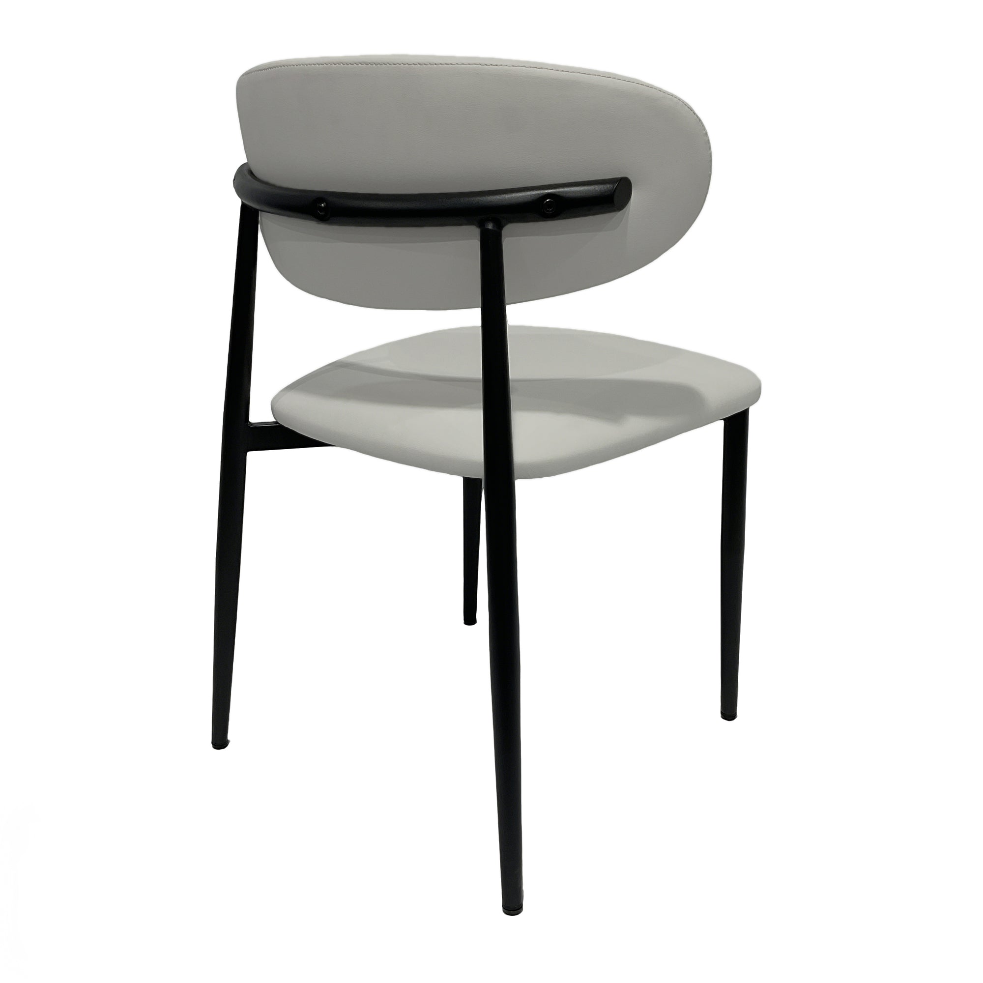 Premium Artificial Leather Dining Chair by MAPLE HOME DECORATION - Modern Minimalist Ergonomic Restaurant Chair with Sturdy Metal Frame, Ideal for UAE Homes, Hotels & Small Apartments