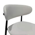 Premium Artificial Leather Dining Chair by MAPLE HOME DECORATION - Modern Minimalist Ergonomic Restaurant Chair with Sturdy Metal Frame, Ideal for UAE Homes, Hotels & Small Apartments