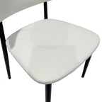 Premium Artificial Leather Dining Chair by MAPLE HOME DECORATION - Modern Minimalist Ergonomic Restaurant Chair with Sturdy Metal Frame, Ideal for UAE Homes, Hotels & Small Apartments