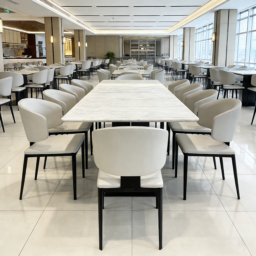 Premium Artificial Leather Dining Chair by MAPLE HOME DECORATION - Modern Minimalist Ergonomic Restaurant Chair with Sturdy Metal Frame, Ideal for UAE Homes, Hotels & Small Apartments