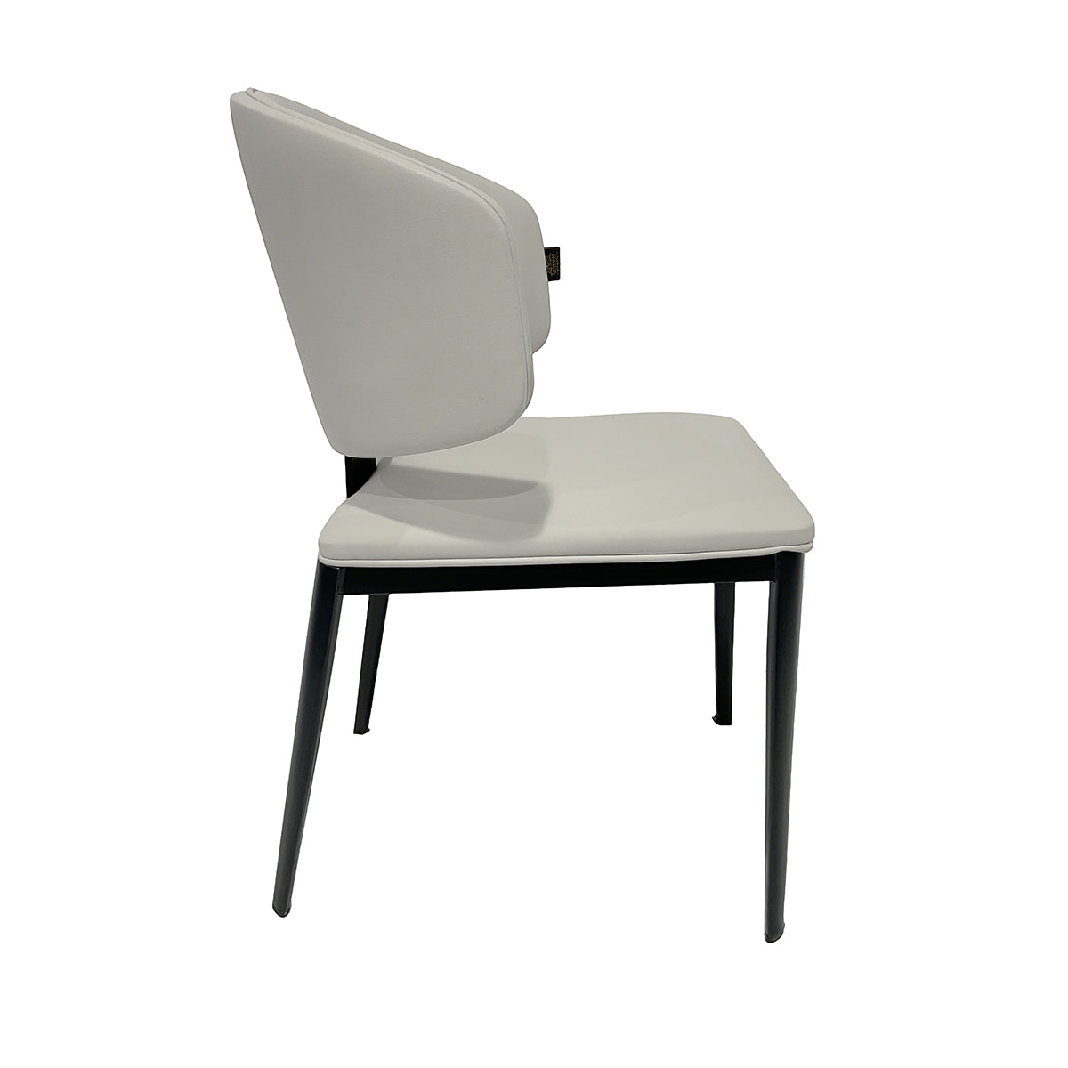 Premium Artificial Leather Dining Chair by MAPLE HOME DECORATION - Modern Minimalist Ergonomic Restaurant Chair with Sturdy Metal Frame, Ideal for UAE Homes, Hotels & Small Apartments