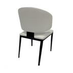 Premium Artificial Leather Dining Chair by MAPLE HOME DECORATION - Modern Minimalist Ergonomic Restaurant Chair with Sturdy Metal Frame, Ideal for UAE Homes, Hotels & Small Apartments