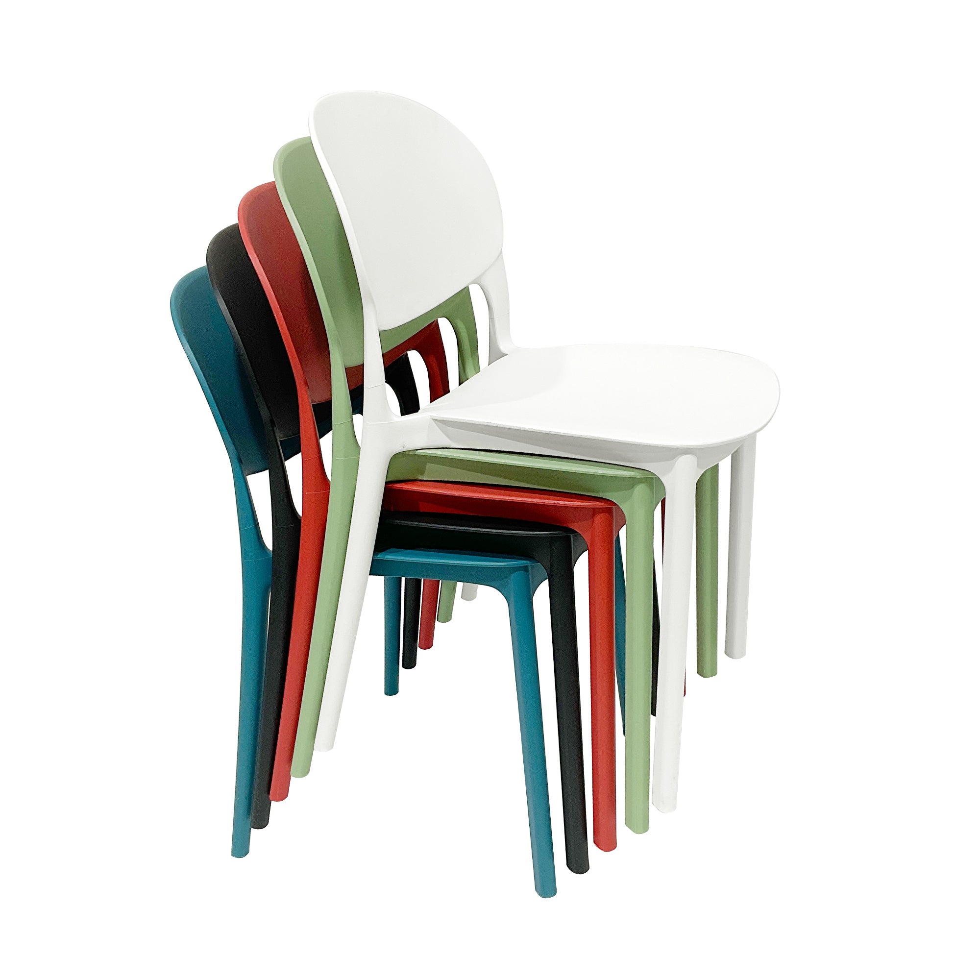 Heavy Duty Plastic Chairs Multi-Color Indoor Outdoor Seating Caf¨¦s Homes