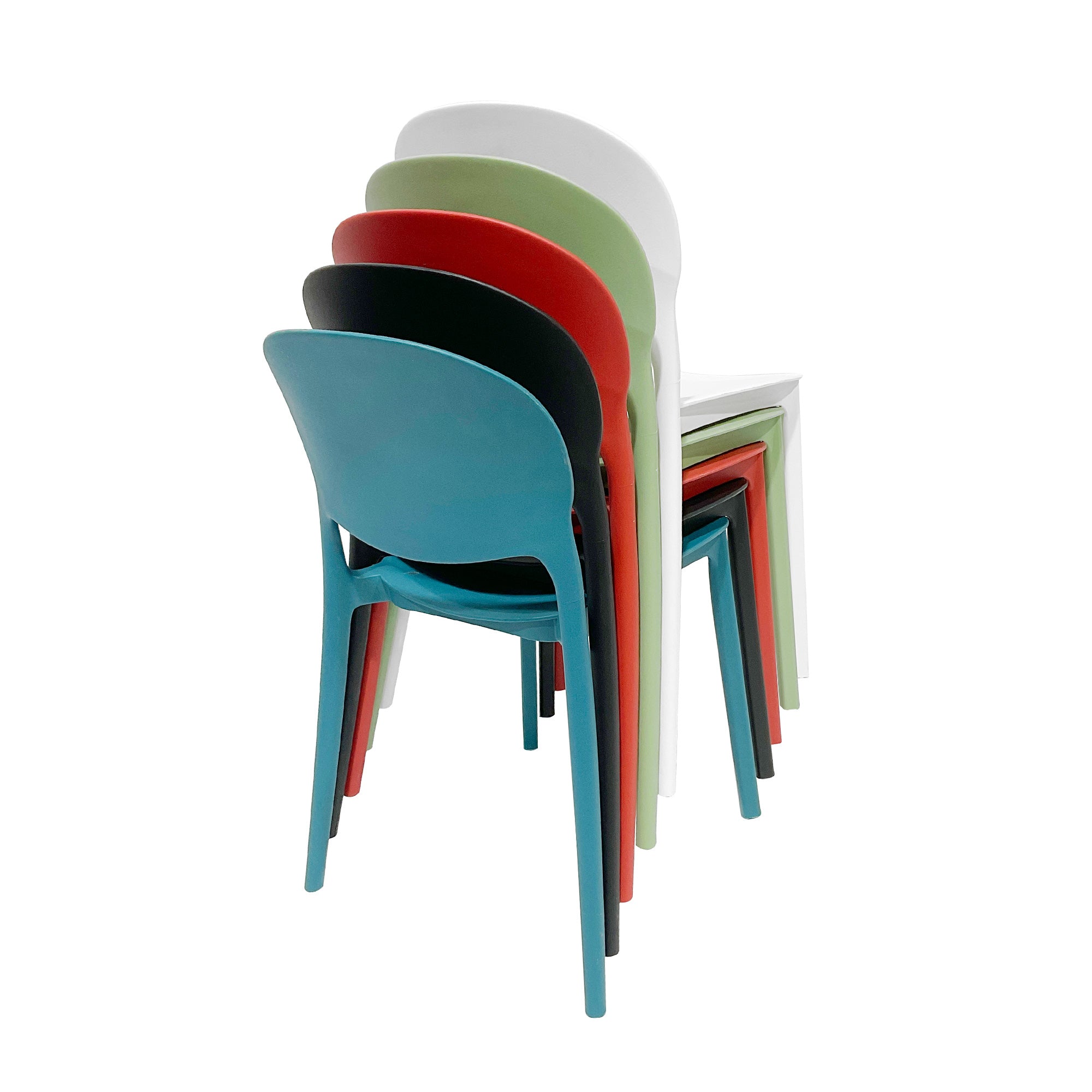 Heavy Duty Plastic Chairs Multi-Color Indoor Outdoor Seating Caf¨¦s Homes