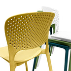 Heavy Duty Plastic Chairs Multi-Color Indoor Outdoor Seating Caf¨¦s Homes