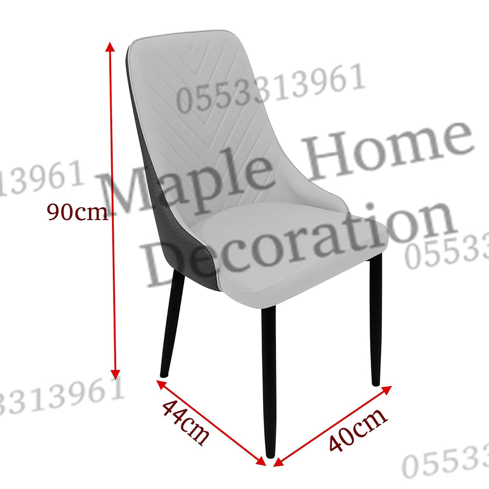 Dining Chairs Velvet Cushion Seat Chair Stainless Steel Golden Legs Dining Room Chair