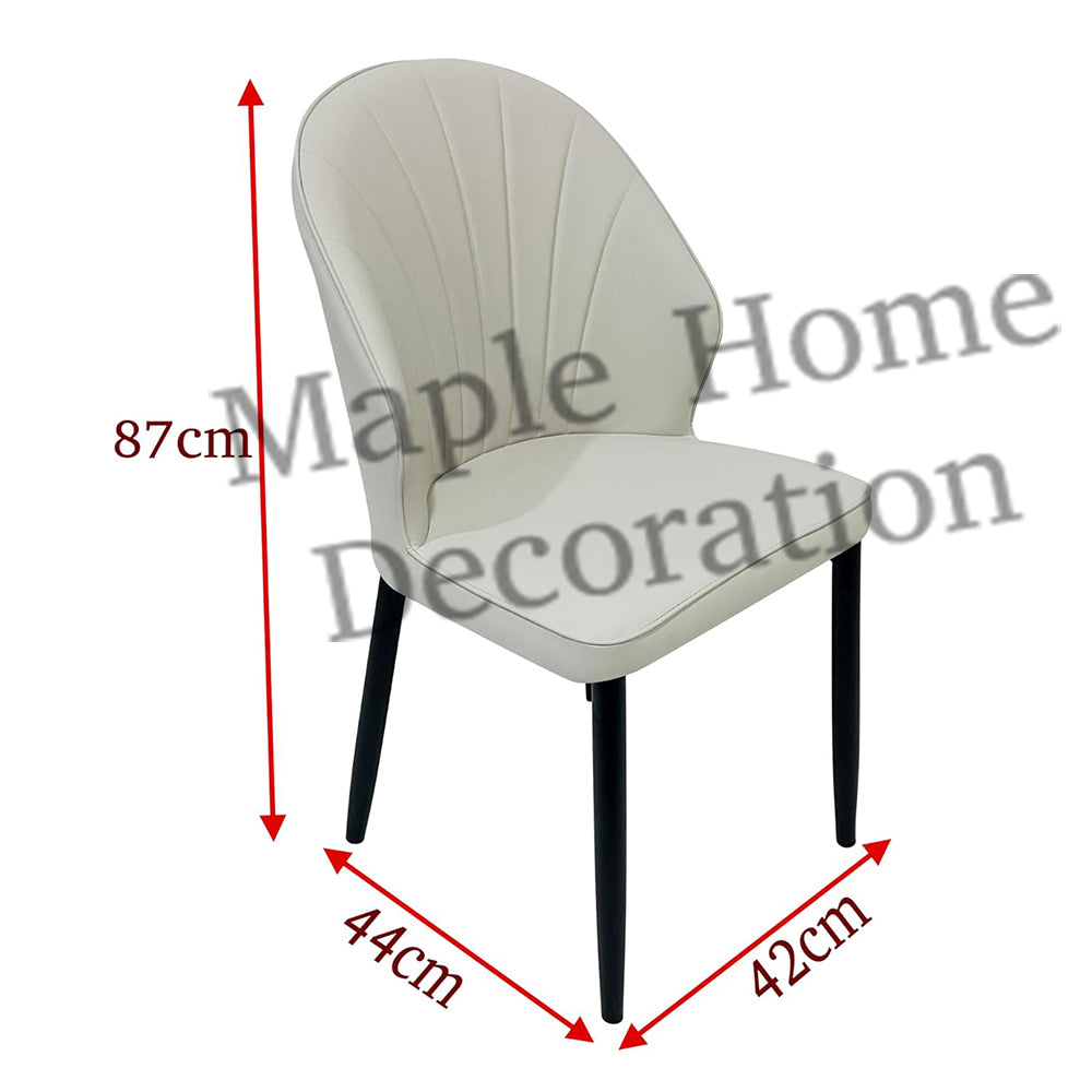Dining Chairs Velvet Cushion Seat Chair Stainless Steel Golden Legs Dining Room Chair