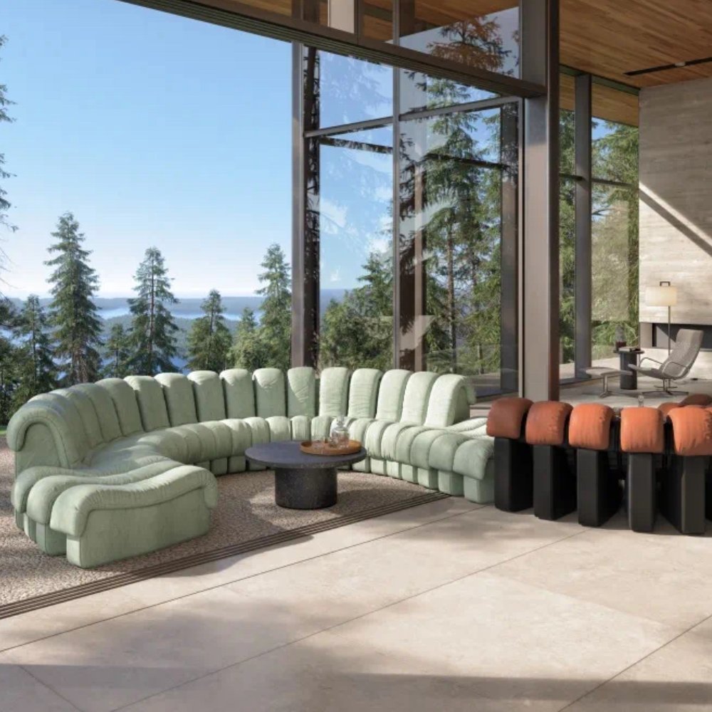 Maple Home Upholstered Sofa Set Custom Sizes & Colors,UAE-Made