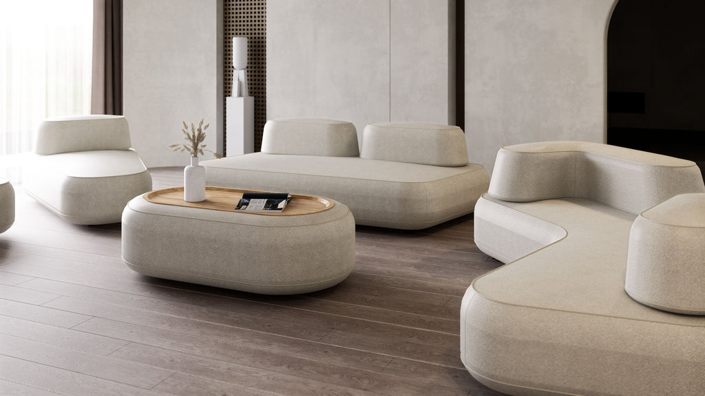 Maple Home Upholstered Sofa Set Custom Sizes & Colors,UAE-Made