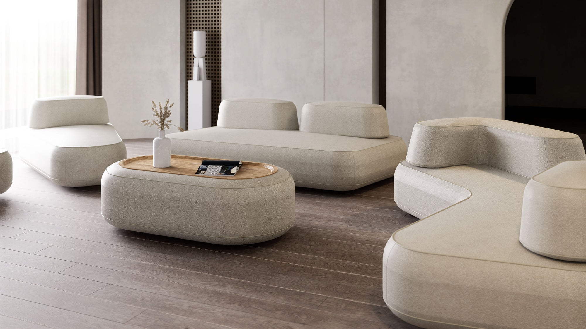 Maple Home Upholstered Sofa Set Custom Sizes & Colors,UAE-Made