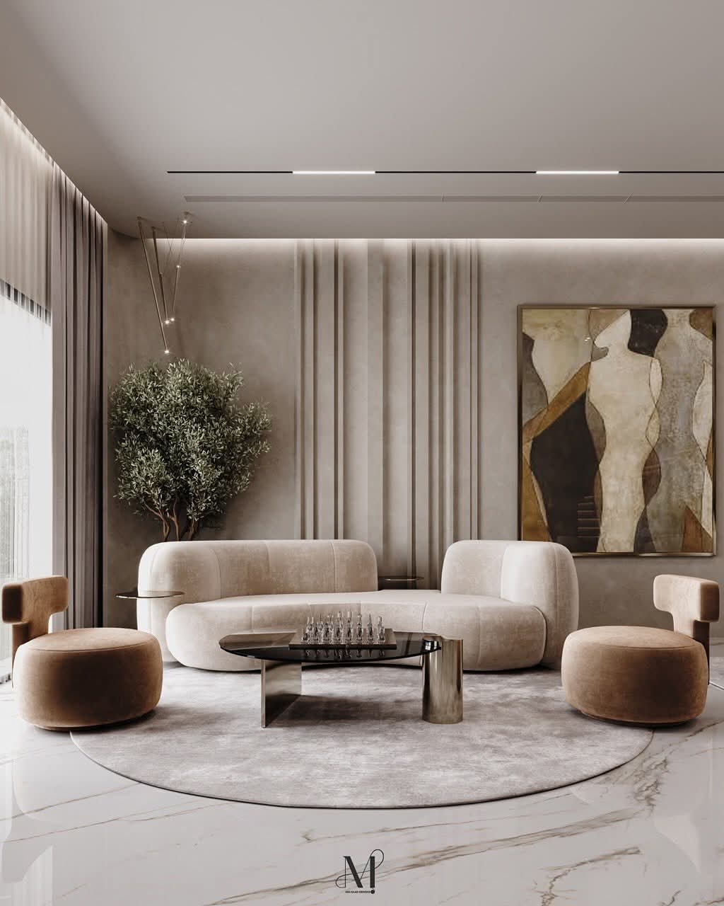 Maple Home Upholstered Sofa Set Custom Sizes & Colors,UAE-Made