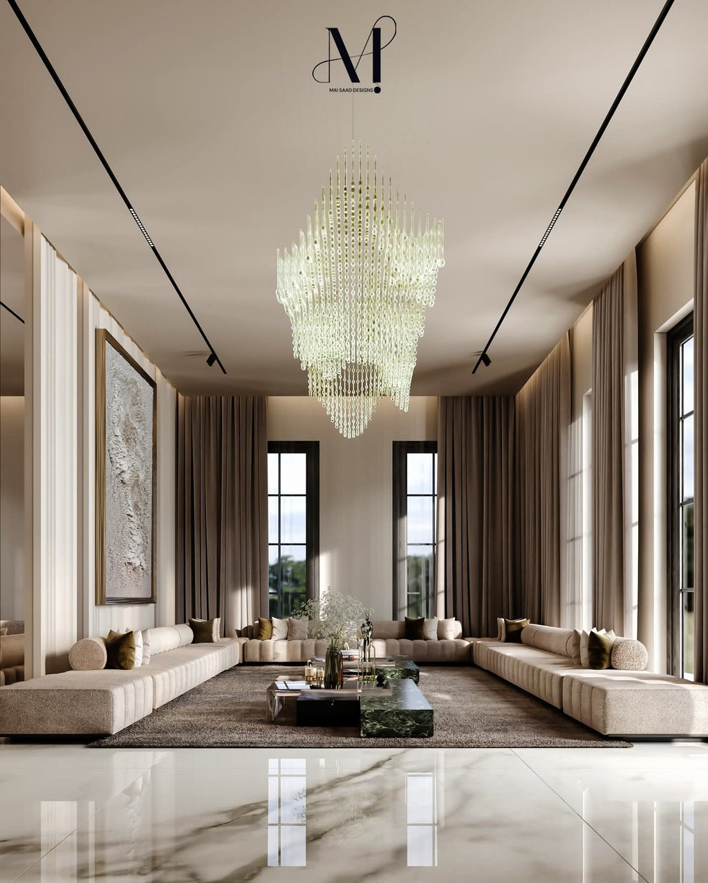 Maple Home Upholstered Sofa Set Custom Sizes & Colors,UAE-Made