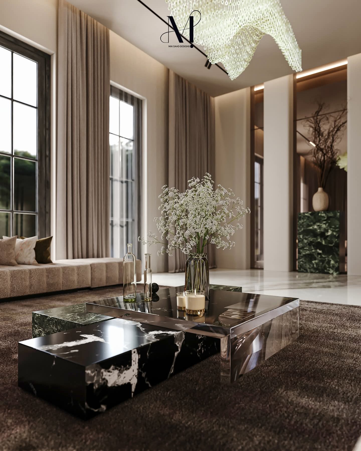 Maple Home Upholstered Sofa Set Custom Sizes & Colors,UAE-Made