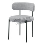 Dining Chairs Velvet Cushion Seat Chair Stainless Steel Golden Legs Dining Room Chair