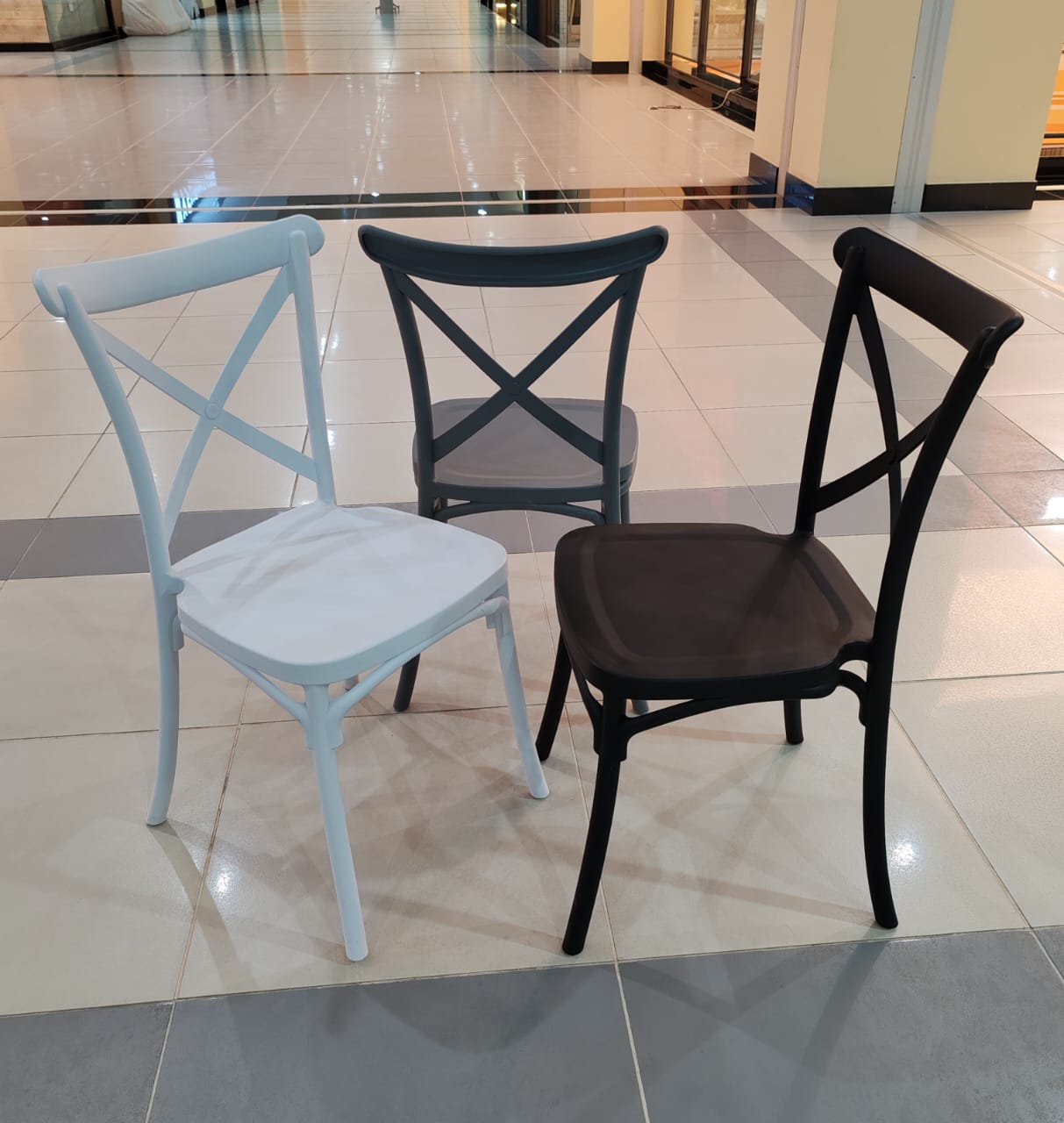 Heavy Duty Plastic Chairs Multi-Color Indoor Outdoor Seating Caf¨¦s Homes