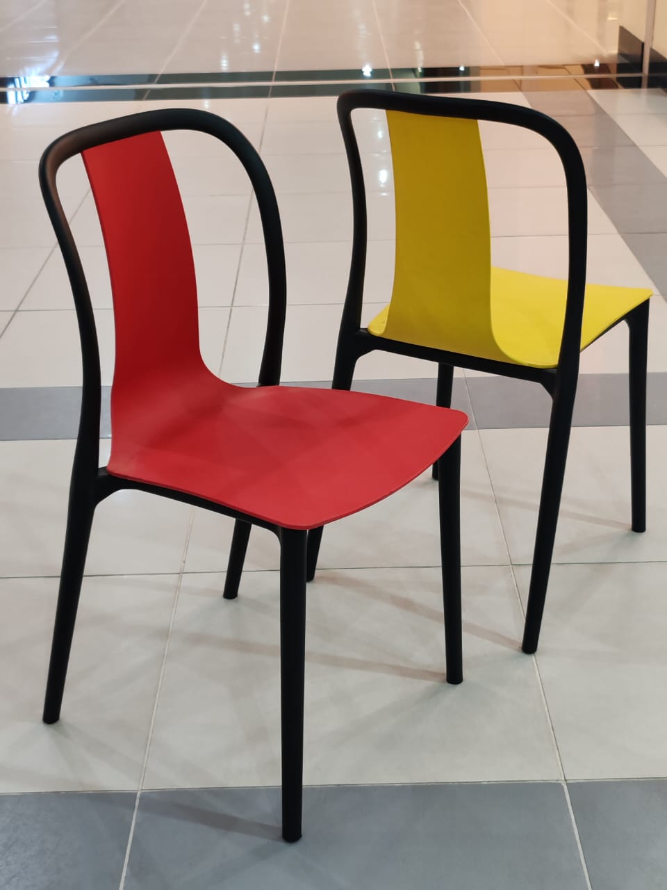Heavy Duty Plastic Chairs Multi-Color Indoor Outdoor Seating Caf¨¦s Homes