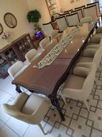 Dining Chairs Velvet Cushion Seat Chair Stainless Steel Golden Legs Dining Room Chair