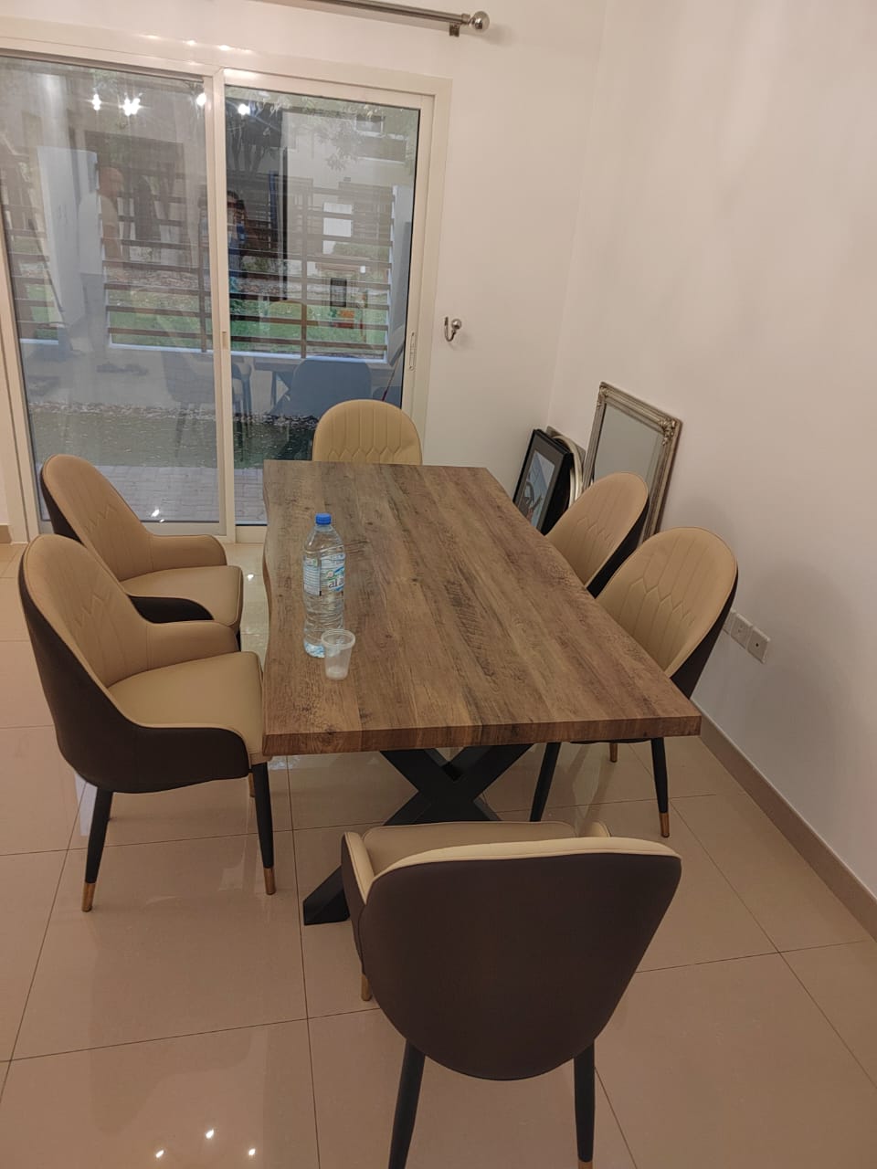 Dining Chairs Velvet Cushion Seat Chair Stainless Steel Golden Legs Dining Room Chair