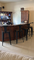 High Bar Stool 75cm Legs Stable Stylish Seating