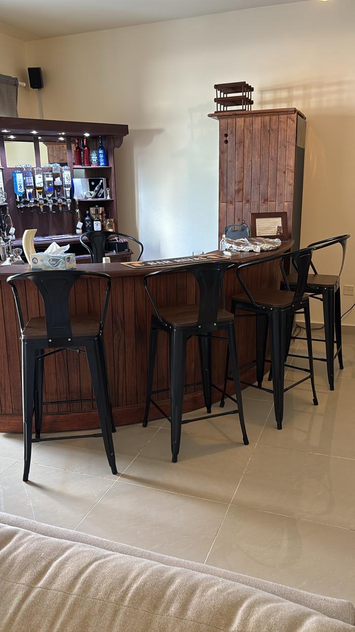 High Bar Stool 75cm Legs Stable Stylish Seating
