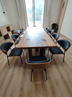 Dining Chairs Velvet Cushion Seat Chair Stainless Steel Golden Legs Dining Room Chair