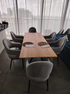 Dining Chairs Velvet Cushion Seat Chair Stainless Steel Golden Legs Dining Room Chair