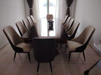 Dining Chairs Velvet Cushion Seat Chair Stainless Steel Golden Legs Dining Room Chair
