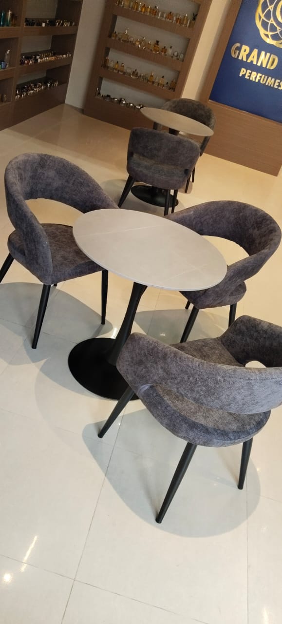 Dining Chairs Velvet Cushion Seat Chair Stainless Steel Golden Legs Dining Room Chair