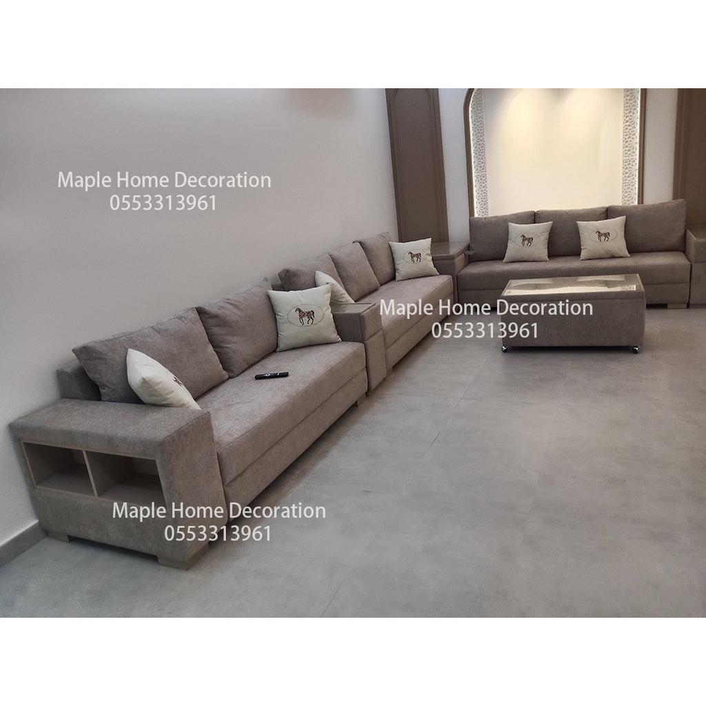 Maple Home Upholstered Sofa Set Custom Sizes & Colors,UAE-Made