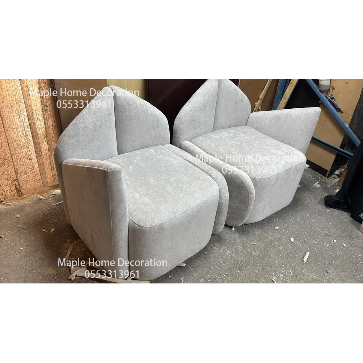 Maple Home Upholstered Sofa Set Custom Sizes & Colors,UAE-Made