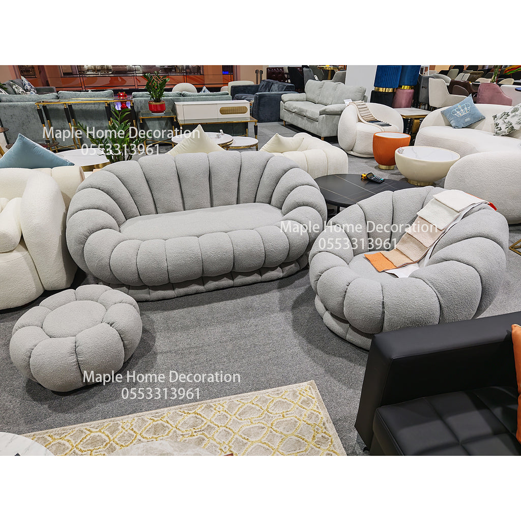 Maple Home Upholstered Sofa Set Custom Sizes & Colors,UAE-Made
