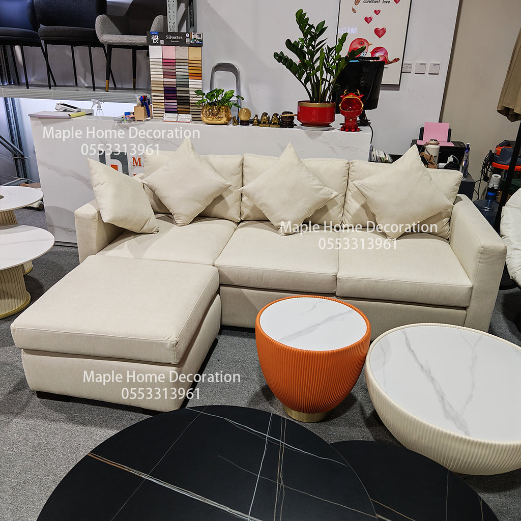 Maple Home Upholstered Sofa Set Custom Sizes & Colors,UAE-Made