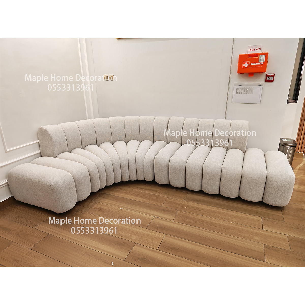 Maple Home Upholstered Sofa Set Custom Sizes & Colors,UAE-Made