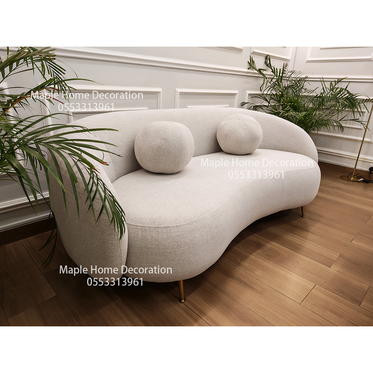 Maple Home Upholstered Sofa Set Custom Sizes & Colors,UAE-Made