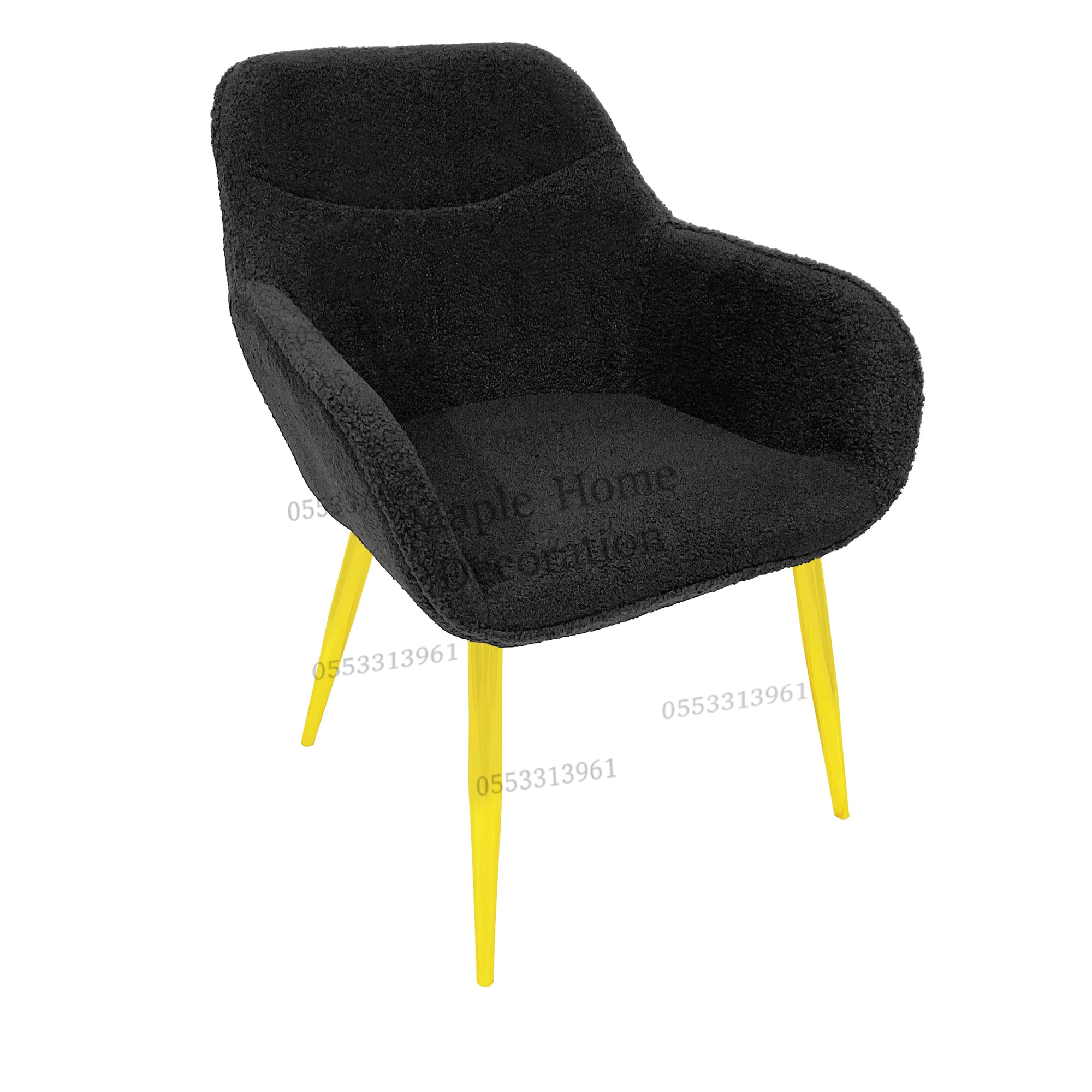 Dining Chairs Velvet Cushion Seat Chair Stainless Steel Golden Legs Dining Room Chair