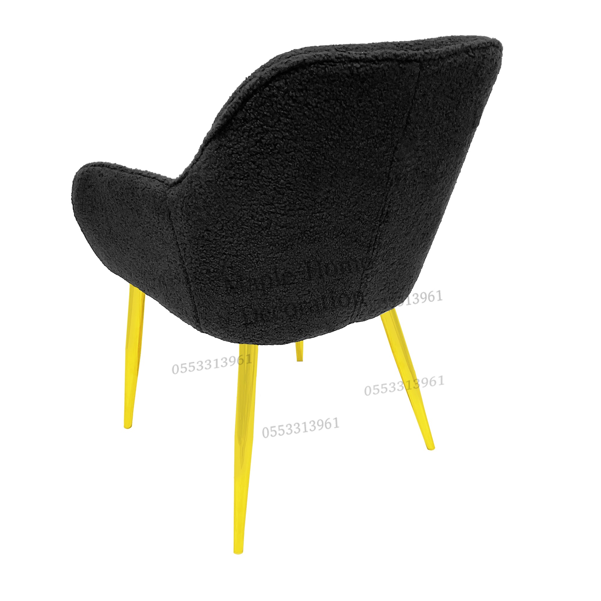 Dining Chairs Velvet Cushion Seat Chair Stainless Steel Golden Legs Dining Room Chair
