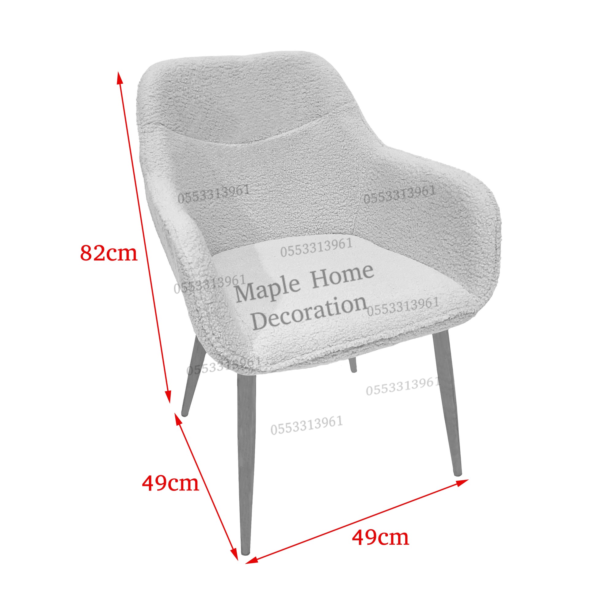 Dining Chairs Velvet Cushion Seat Chair Stainless Steel Golden Legs Dining Room Chair