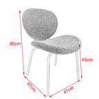 Dining Chairs Velvet Cushion Seat Chair Stainless Steel Golden Legs Dining Room Chair