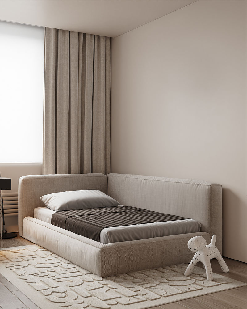 MAPLE HOME Custom Upholstered Bed Frame Modern Style with Leather/Velvet/Fabric Options